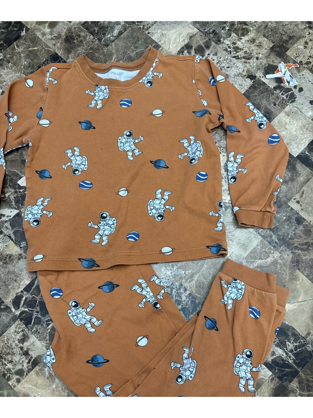 Pekkle Kids Astronaut Print Pajama Set 6 years